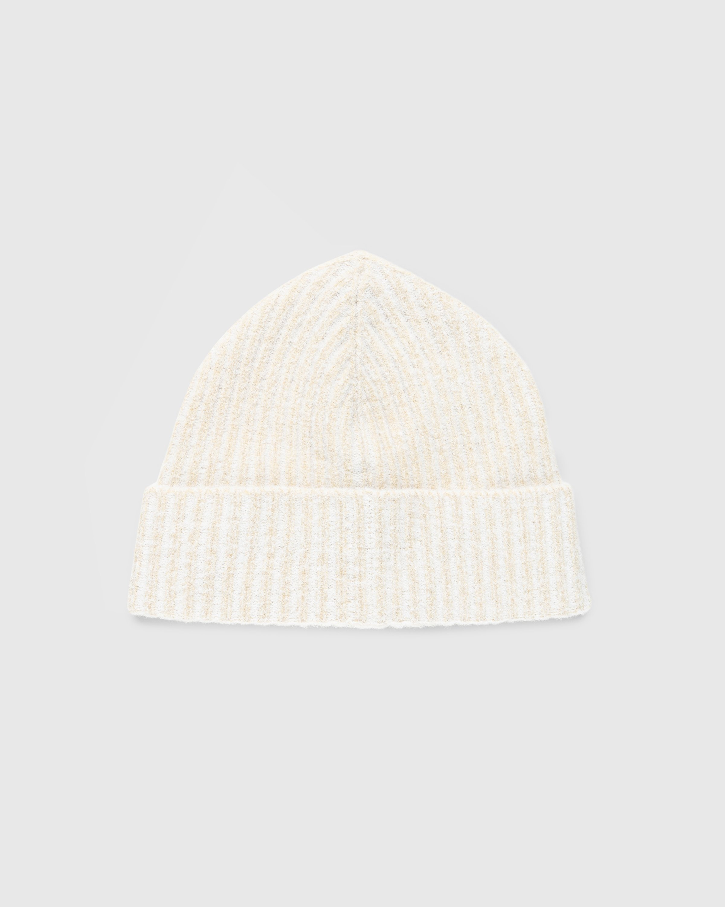 C.P. Company Ribbed Logo Patch Beanie Mojave Desert